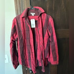 NWT Billabong Flannel Size S